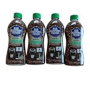 Lot of 4 Bar Keepers Friend COFFEE MAKER DESCALER 12 fl oz NEW & SEALED